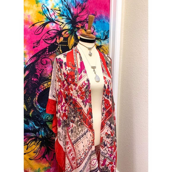 🌈 Beautiful summer boho kimono - Picture 4 of 11